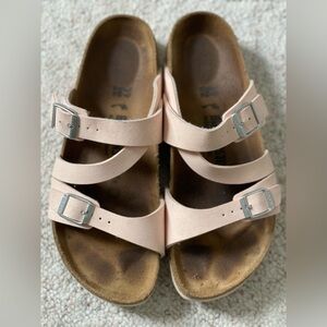 Birkenstock Pink Strappy Sandals